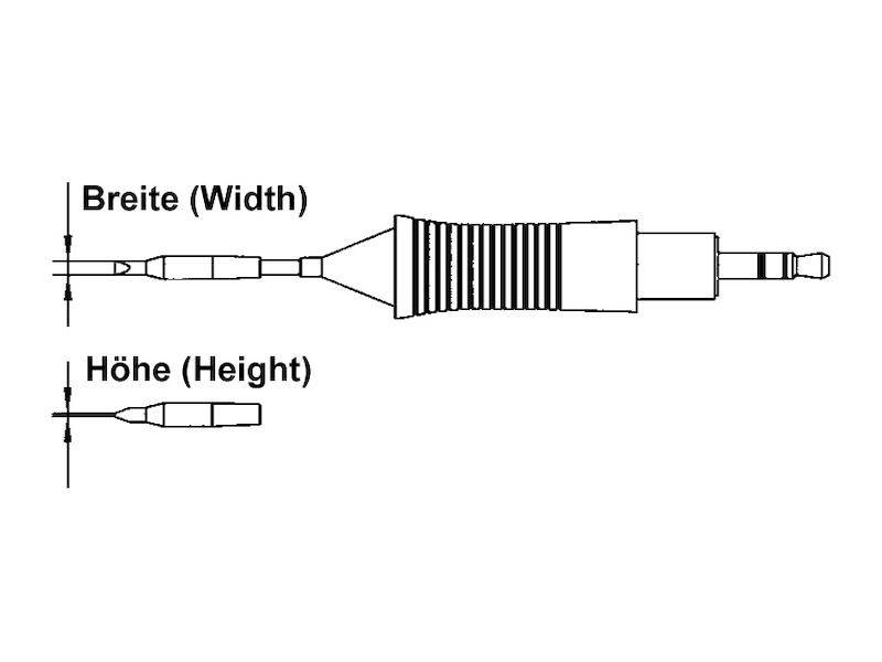 Weller Lötspitze meißelförmig 1,3 mm
