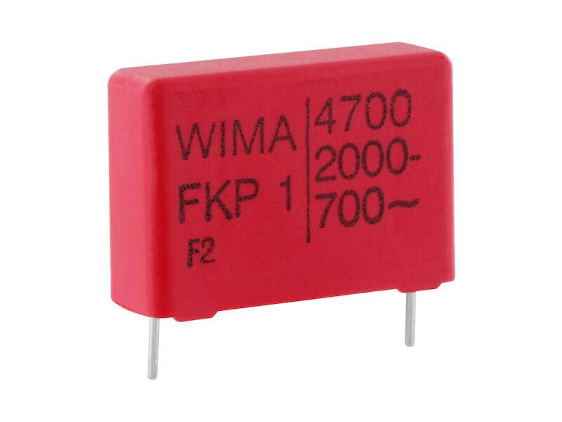 WIMA Polypropylen-Kondensator FKP 1 100 nF ± 10% 1250 V Rastermaß 37,5 mm