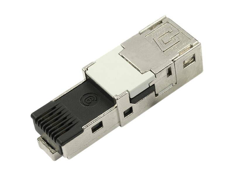 Telegärtner 100007454 STX V1 RJ45-Steckereinsatz Cat.6 100007454 Stecker, gerade Pole: 8P8C 1 St.