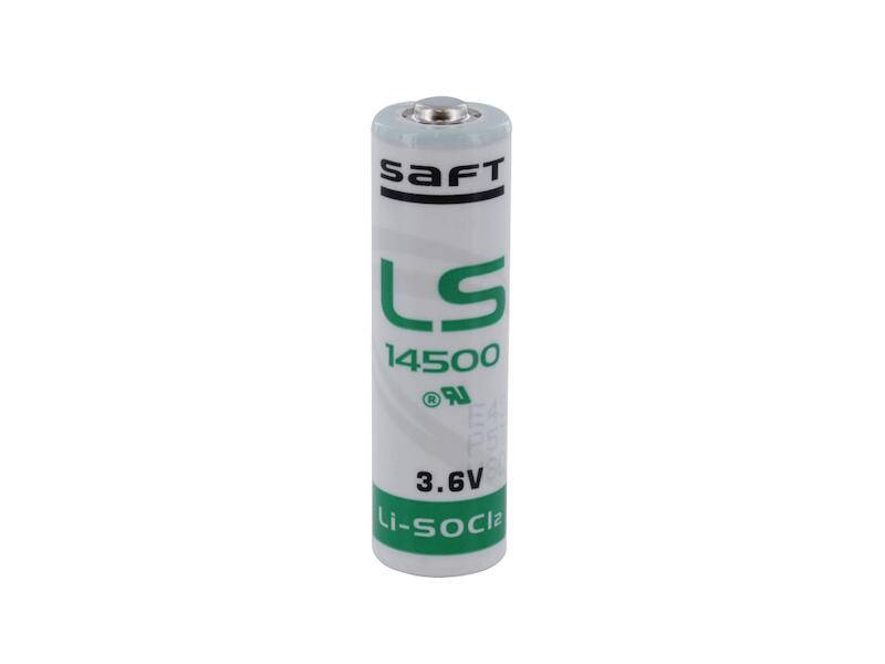 Saft Batterie Lithium 3,6 V 2600 mAh Mignon AA Knopfanschluss