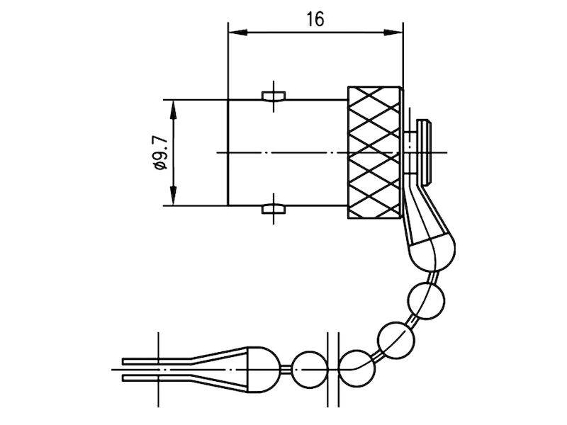 Telegärtner H00000A1943 BNC-Abdeckkappe für Stecker