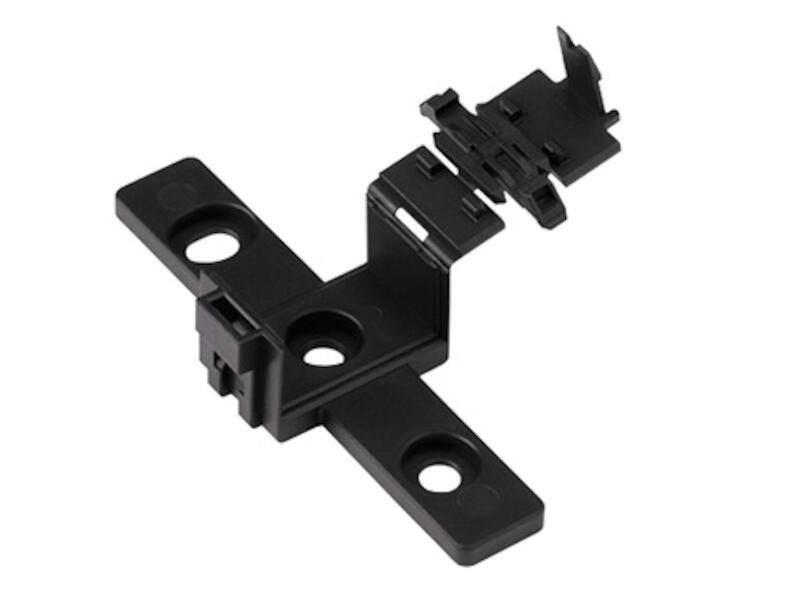 WAGO WINSTA MINI 2-5x1,5 mm² Befestigungsadapter für fliegende Verbindungen 2- bis 5 polig, schwarz