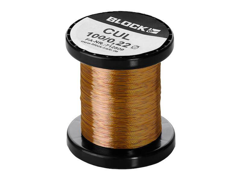Kupferlackdraht Aussen-Durchmesser inkl. Isolierlack 0.40 mm 86 m 0.10 - Ladeger