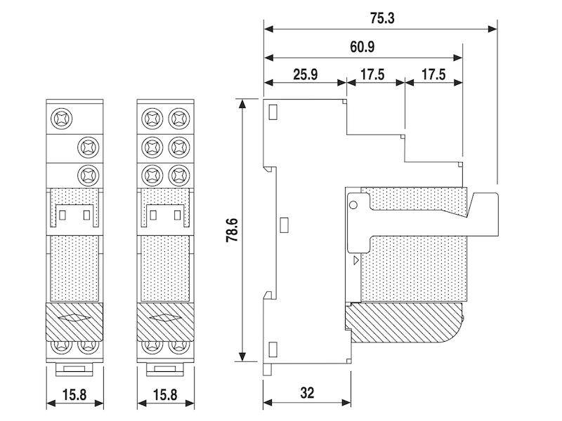 FINDER Relais 1x Wechsler 10 A