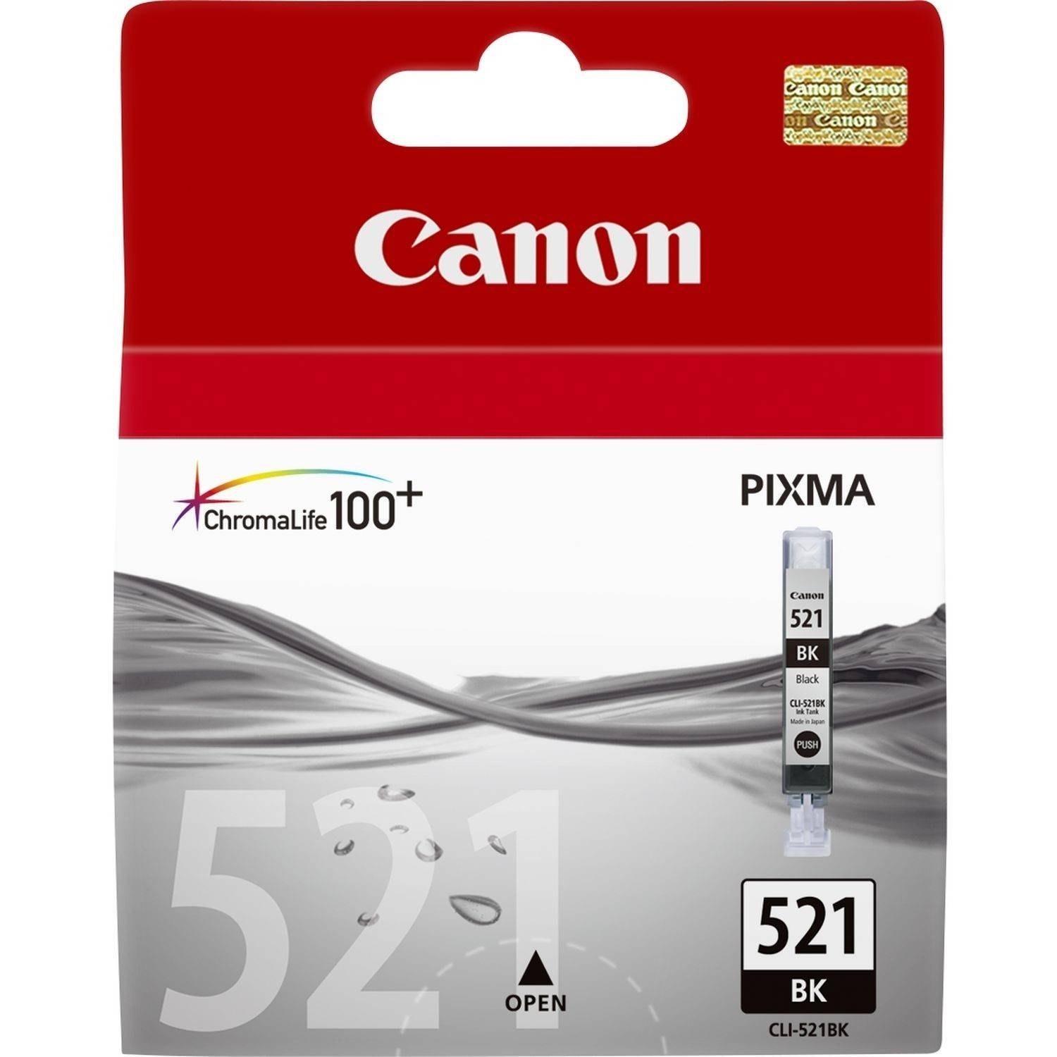 Canon CLI-521BK - 9 ml - Photo schwarz - Original - Tintenbehälter - für PIXMA i