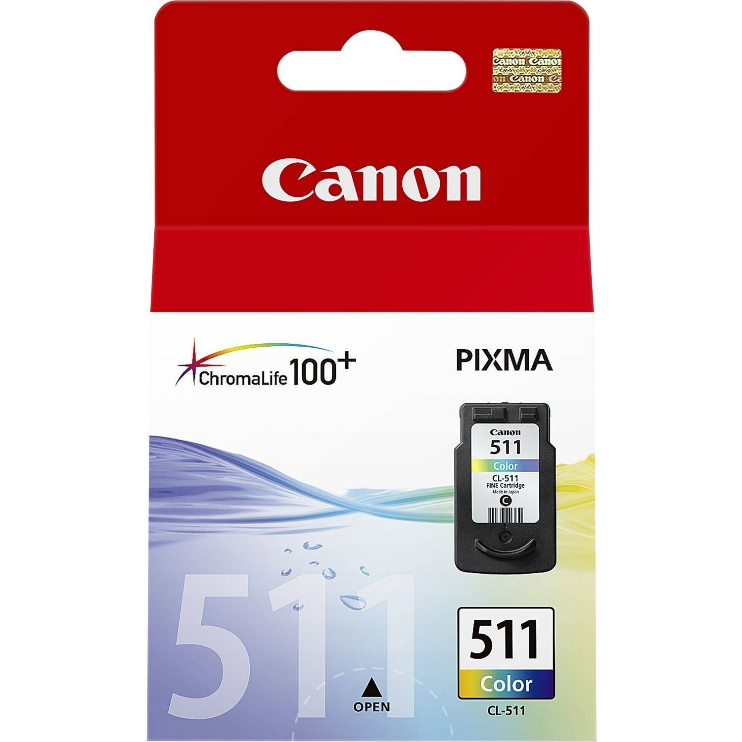 Canon Druckerpatrone CL-511 Original Cyan, Magenta, Gelb 2972B001