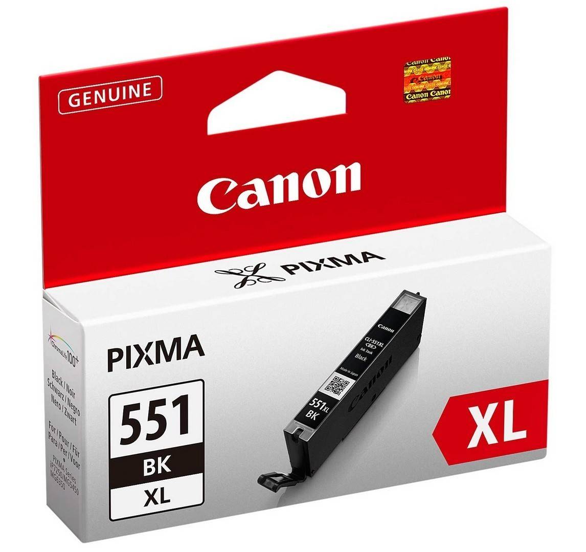 Canon CLI-551BK XL - Hohe Ergiebigkeit - Schwarz - Original - Tintenbehälter - f
