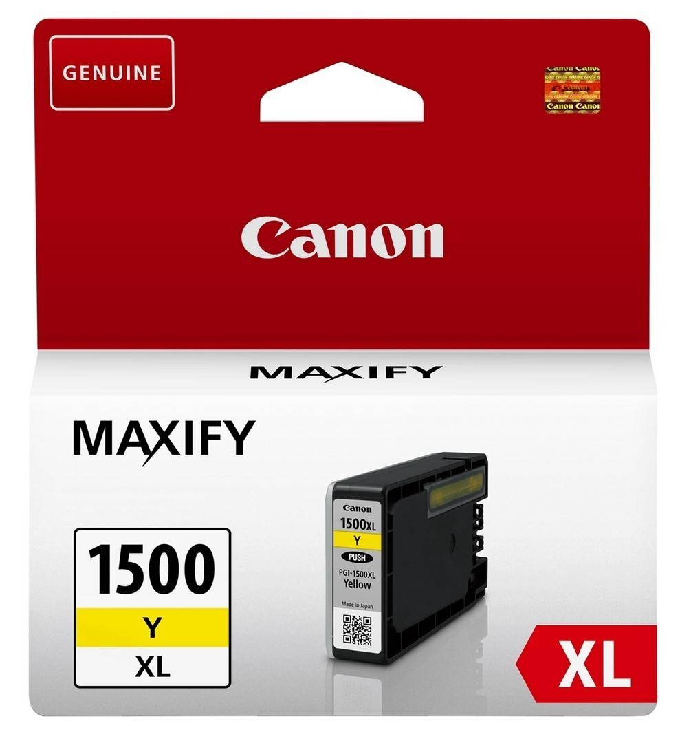 Canon Druckerpatrone PGI-1500Y XL Original Gelb 9195B001