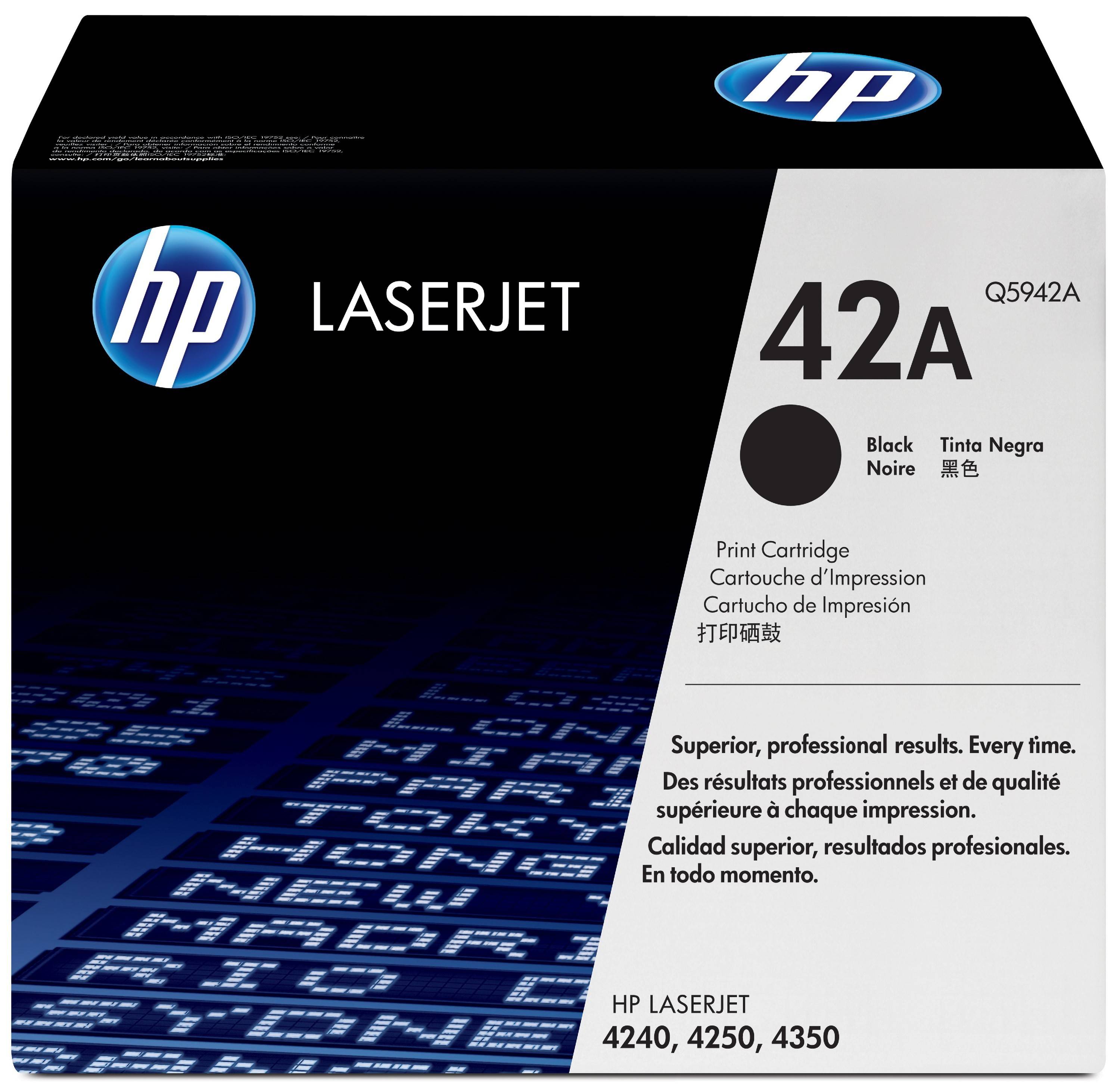 HP 42A - Schwarz - Original - LaserJet - Tonerpatrone (Q5942A)