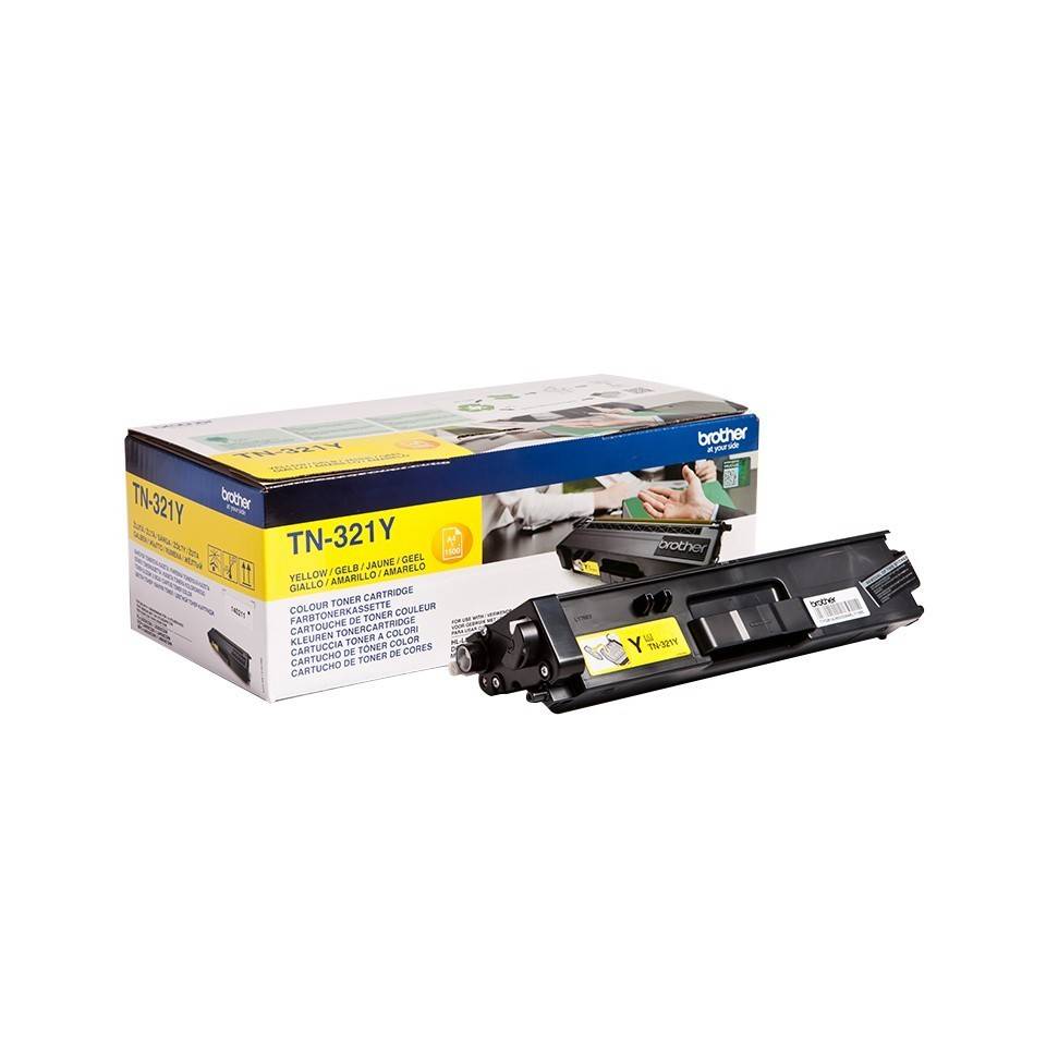 Brother Toner TN-321Y Original Gelb 1500 Seiten TN321Y