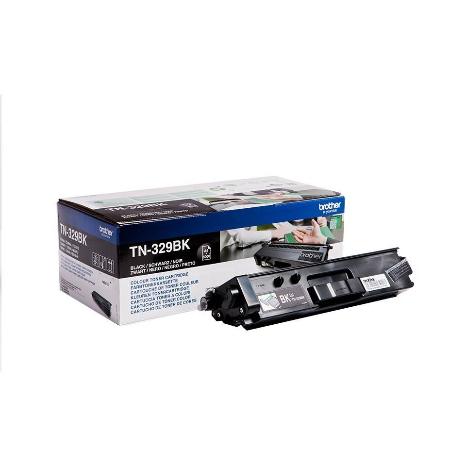 Brother TN329BK - Schwarz - original - Tonerpatrone