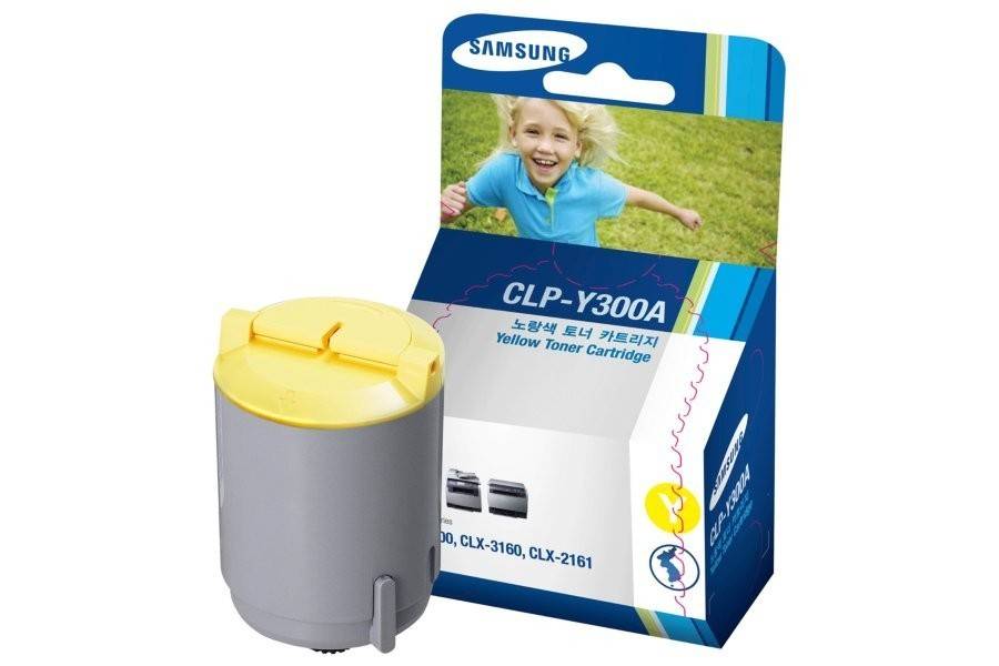 Original Samsung CLP-Y300A/ELS Toner Gelb 1000 Seiten