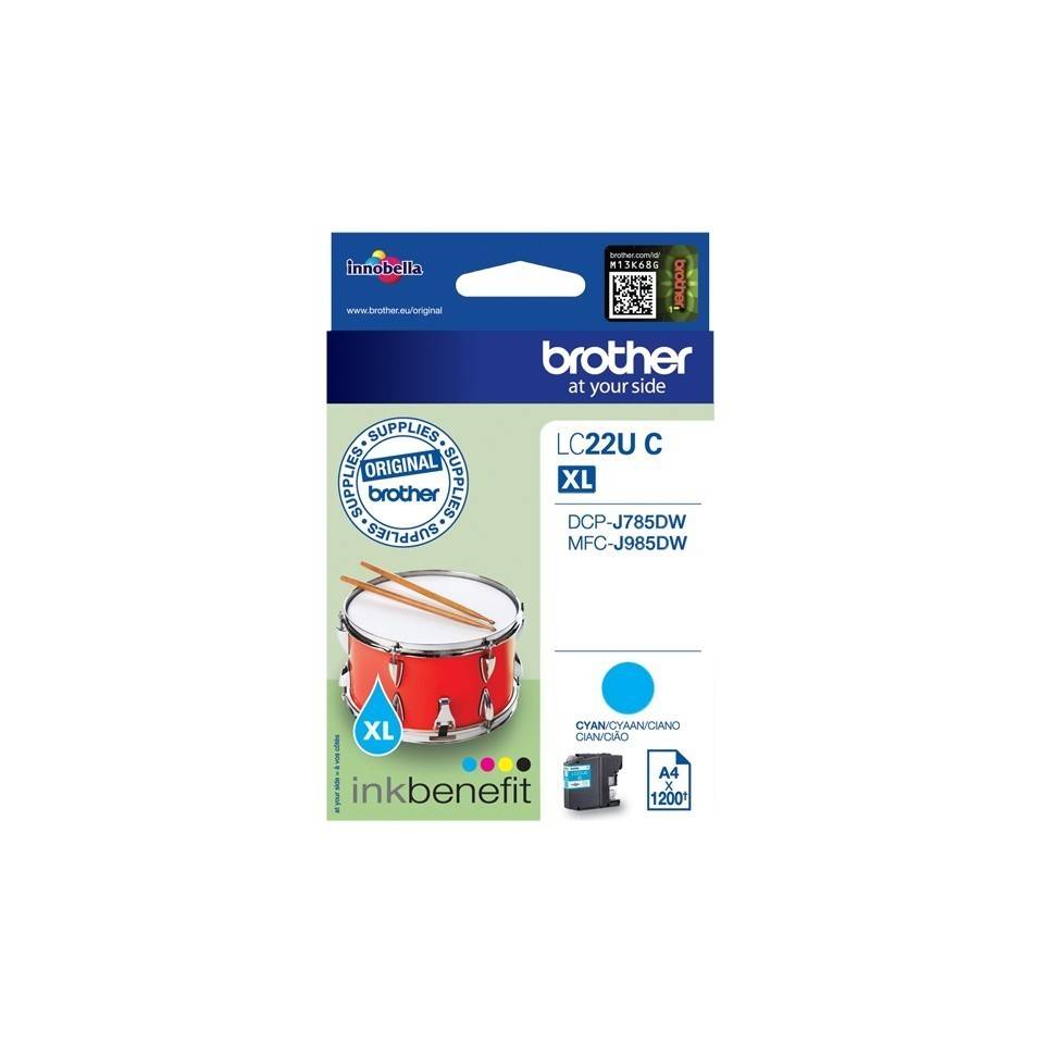 Brother Druckerpatrone LC-22U C Original Cyan LC22UC