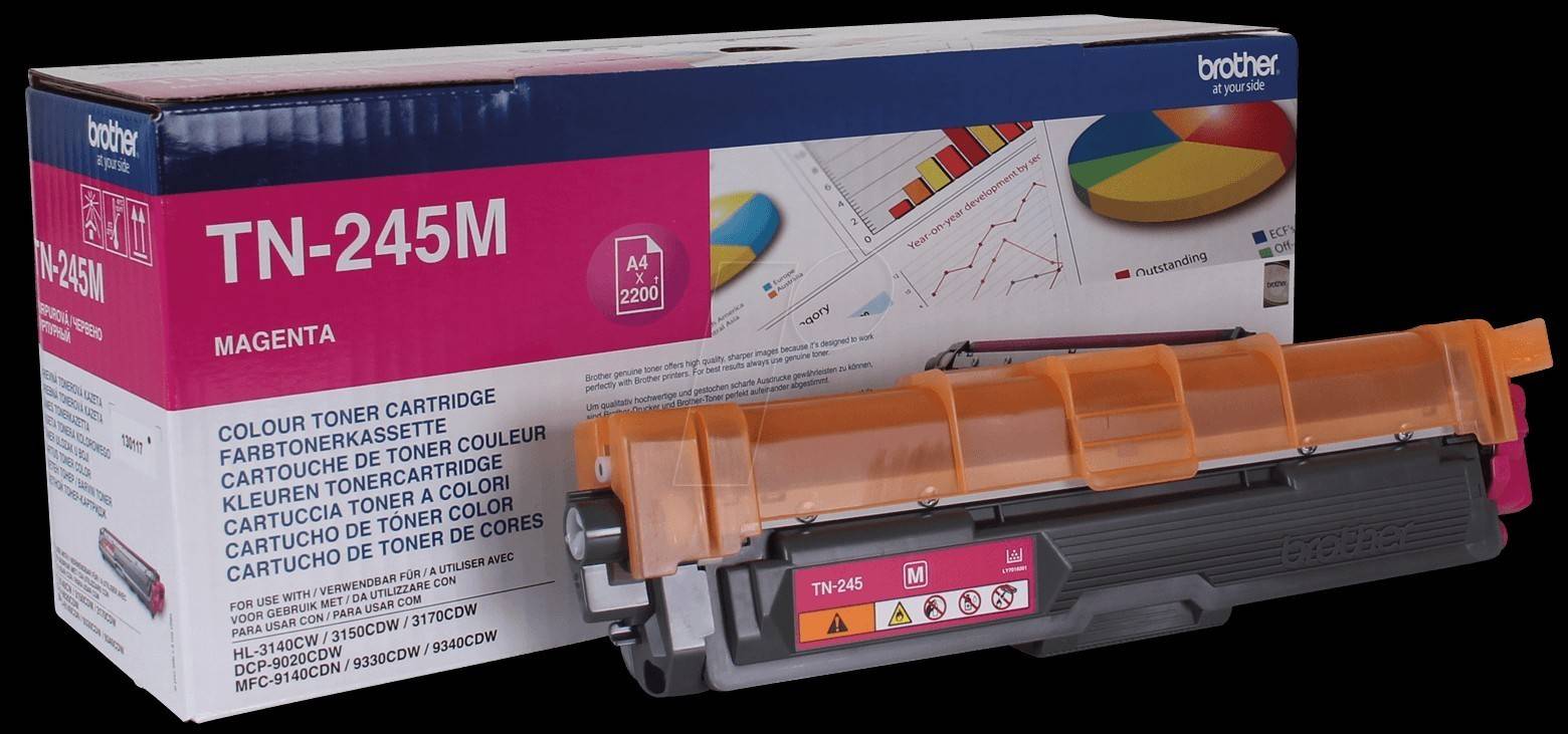 Brother Toner TN-245M Original Magenta 2200 Seiten TN245M