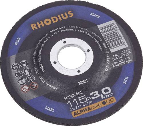 Rhodius KSMK 200636 Trennscheibe gekröpft 125 mm Stahl