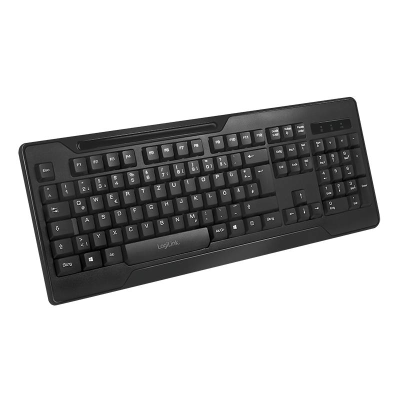 LogiLink Funk - Tastatur-und-Maus-Set - kabellos2.4GHz