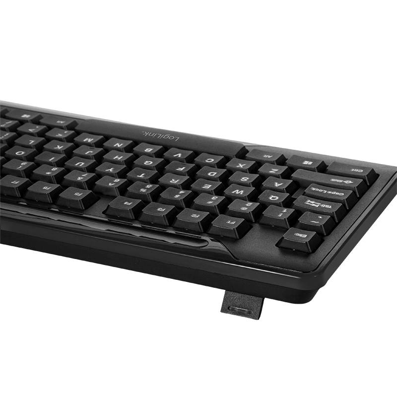 LogiLink Funk - Tastatur-und-Maus-Set - kabellos2.4GHz