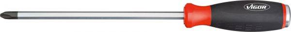 VIGOR GmbH VIGOR Kreuzschlitz-Schraubendreher mit Schlagkappe, V4667, Kreuzschlitz Profil PH, PH3 18200336
