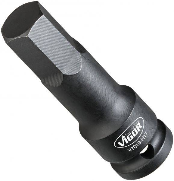 VIGOR GmbH VIGOR Schlagschrauber Schraubendreher-Einsatz, V7019-H17, Vierkant hohl 12,5 mm (1/2 Zoll), Innen-Se 18201353