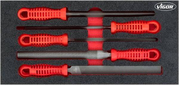 VIGOR GmbH VIGOR Feilen Satz, V5072, 5 x, Anzahl Werkzeuge: 5 18202149