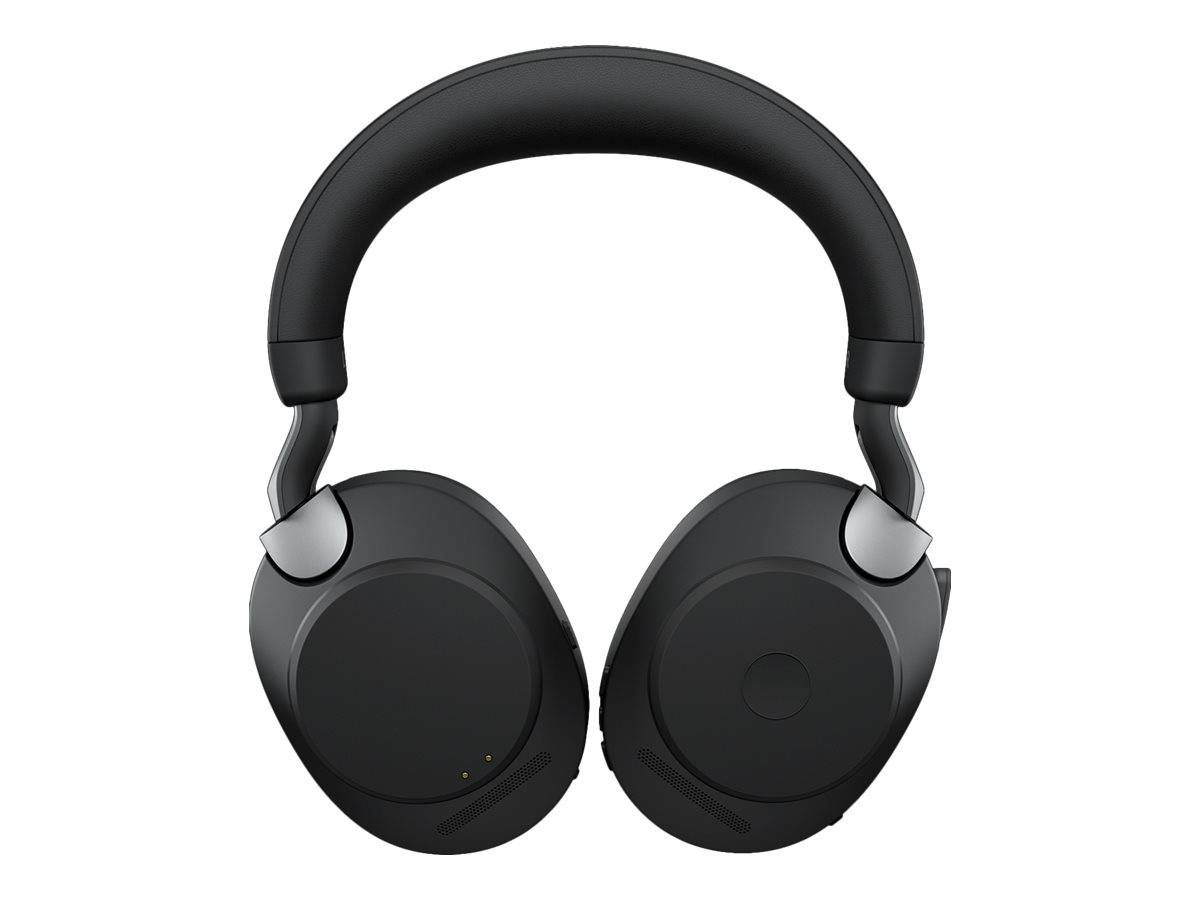 Jabra Evolve2 85 UC Telefon Over Ear Headset Bluetooth®, kabelgebunden Stereo Schwarz Mikrofon-Rauschunterdrückung Lautstärkeregelung, Batterielad