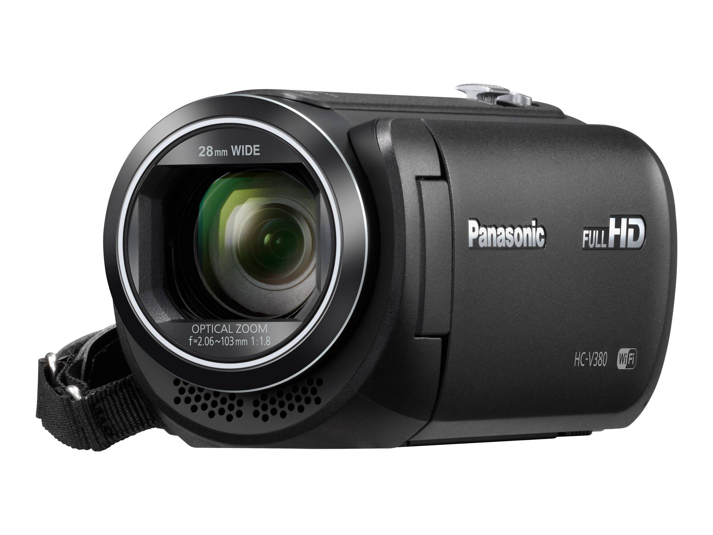 Panasonic HC-V380EG-K Camcorder 7.6 cm 3 Zoll 2.2 Megapixel Opt. Zoom: 50 x Schwarz
