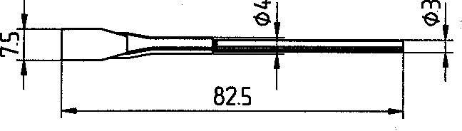 Ersa FDLF075 Entlötspitze Spitzen-Größe 7.5mm Inhalt 2St.