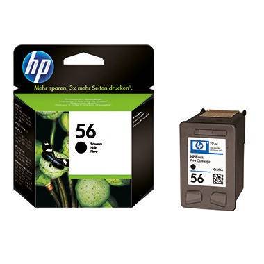 HP Druckerpatrone 56 Original Schwarz C6656AE Tinte