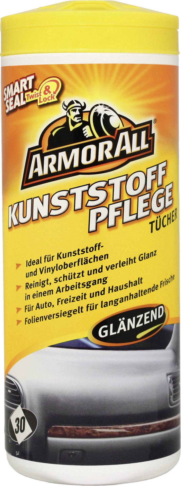 ArmorAll 36025L Kunststoffpflegetücher glänzend 30St.