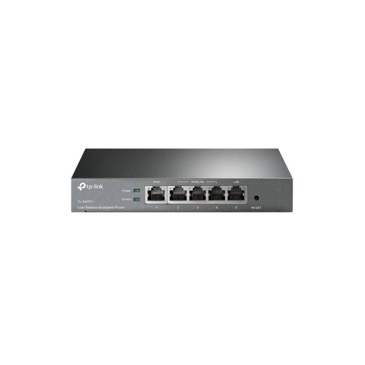 TP-Link TL-R470T+ - Router - WAN-Ports: 4