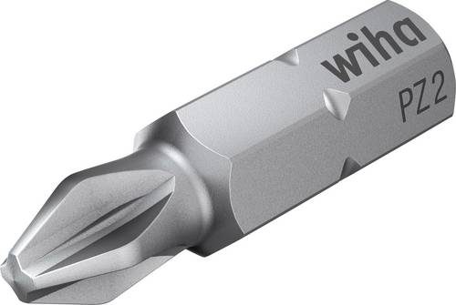 Wiha 07860 Kreuzschlitz-Bit Antrieb: 1/4 (6.3 mm) Abtrieb: Kreuzschlitz Pozidriv PZ 2 25 mm