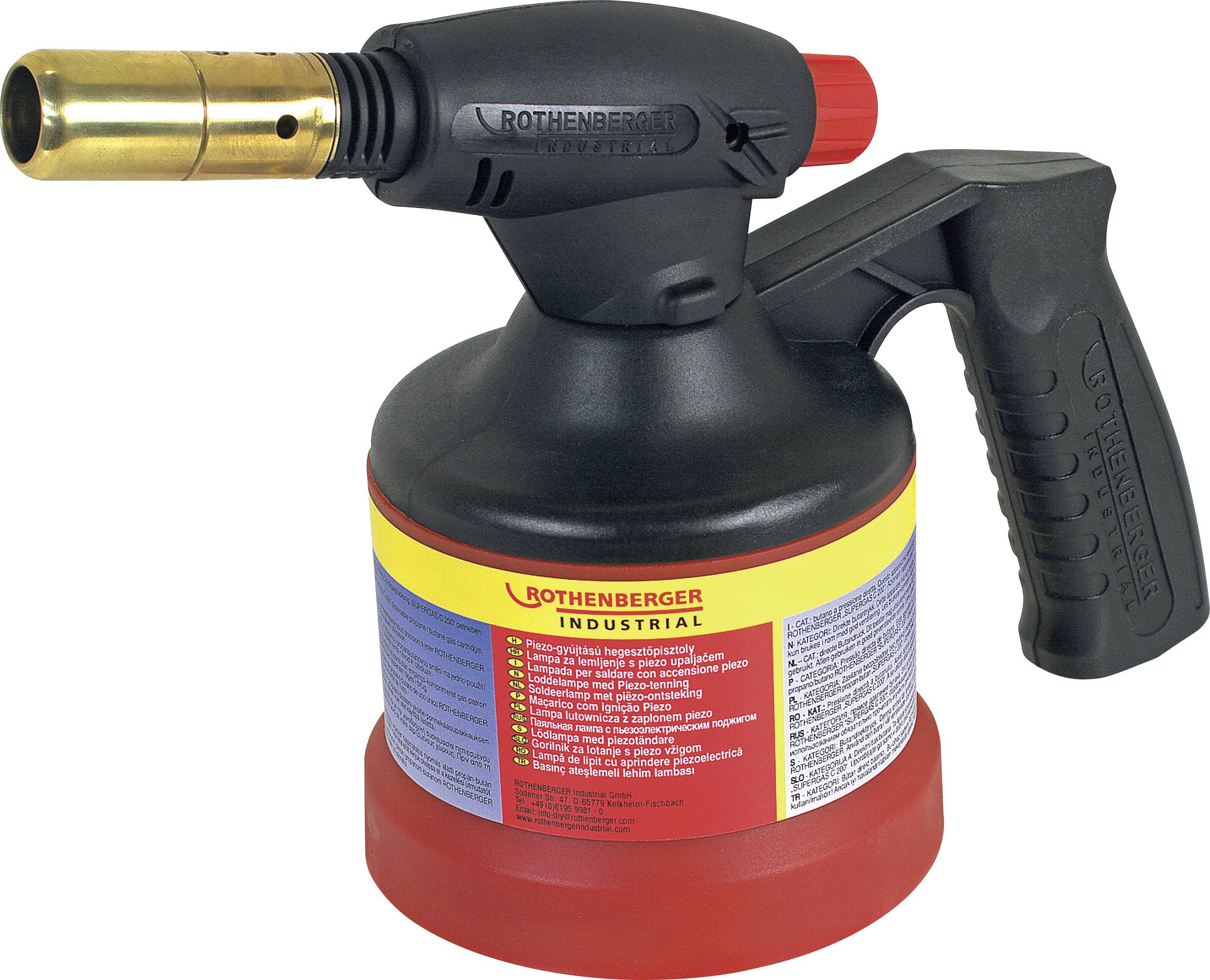Rothenberger Industrial ROFLAME PIEZO Lötlampe 1800°C inkl. Piezozünder 1St.