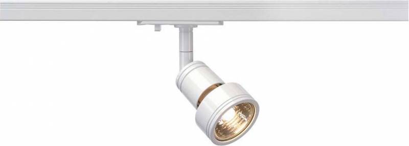 SLV Puri 143391 Hochvolt-Schienensystem-Leuchte 1phasig GU10 50 W Halogen Weiß