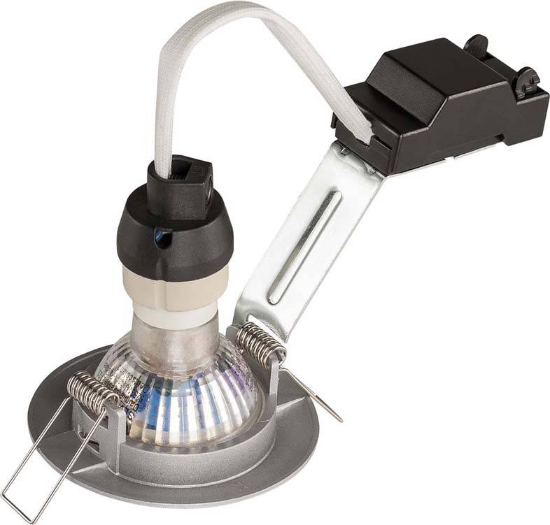 SLV 1000717 Einbauleuchte GU10 Silber-Grau