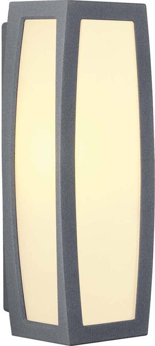 SLV Meridian 230045 Außenwandleuchte Energiesparlampe, LED E27 20 W Anthrazit