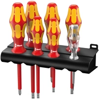 Wera 160 i/7 Rack VDE Schraubendreher-Set 7teilig Schlitz, Kreuzschlitz Phillips Wera 160 i/7 Rack VDE Schraubendreher-Set 7teilig Schlitz, Kreuzschlitz Phillips