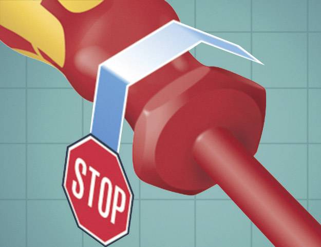 Wera 160 i/7 Rack VDE Schraubendreher-Set 7teilig Schlitz, Kreuzschlitz Phillips