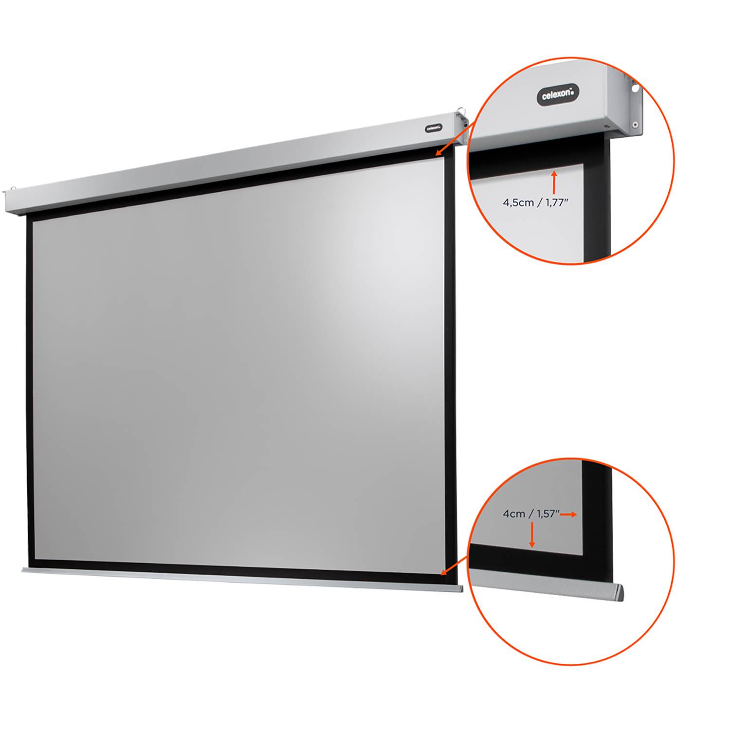 Celexon Motor Professional Plus 1090768 Motorleinwand 240 x 180 cm Bildformat: 4:3