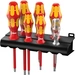 Wera 160 i/165 i/7 Rack VDE Schraubendreher-Set 7teilig Schlitz, Kreuzschlitz Pozidriv Wera 160 i/165 i/7 Rack VDE Schraubendreher-Set 7teilig Schlitz, Kreuzschlitz Pozidriv