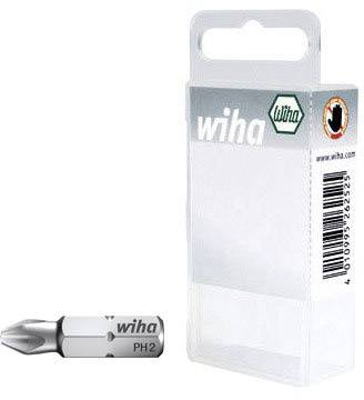 Wiha 07857 Kreuzschlitz-Bit PH 3 Chrom-Vanadium Stahl gehärtet C 6.3 3 St.