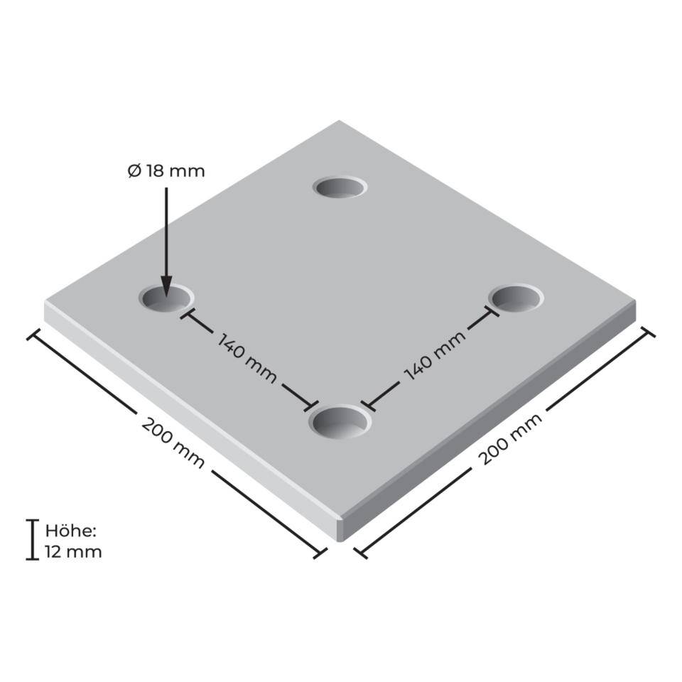 K.57 Pfosten IPE-100,z.Aufdüb.,für Stahlschutzplanke Typ B,Stahl,verzinkt,1000mm