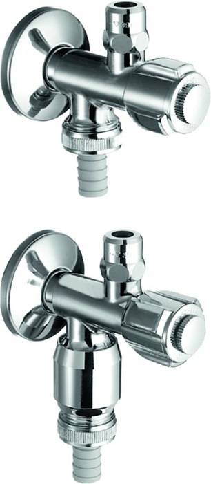 SCHELL Doppelanschluss-Eckventil COMFORT chrom 1/2Zoll