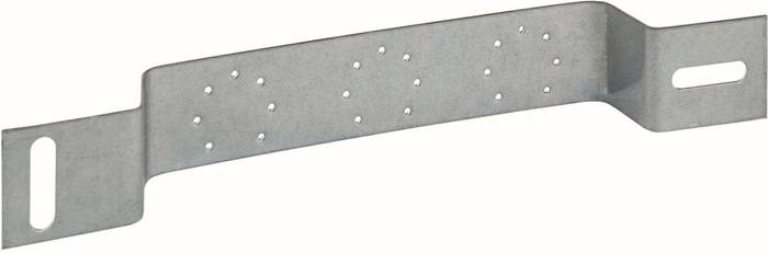 Multitubo Montageschiene aus Stahl verzinkt 76/153mm gebogen