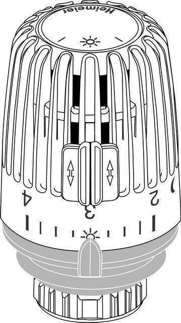 HEIMEIER Thermostat-Kopf K Standard