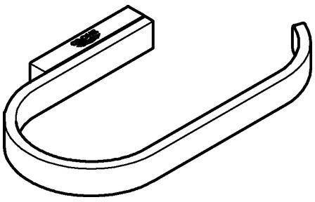 Grohe Selection WC-Papierhalter, Toilettenpapierhalter, ohne Deckel, Cool Sunrise gebürstet, Wandmontage