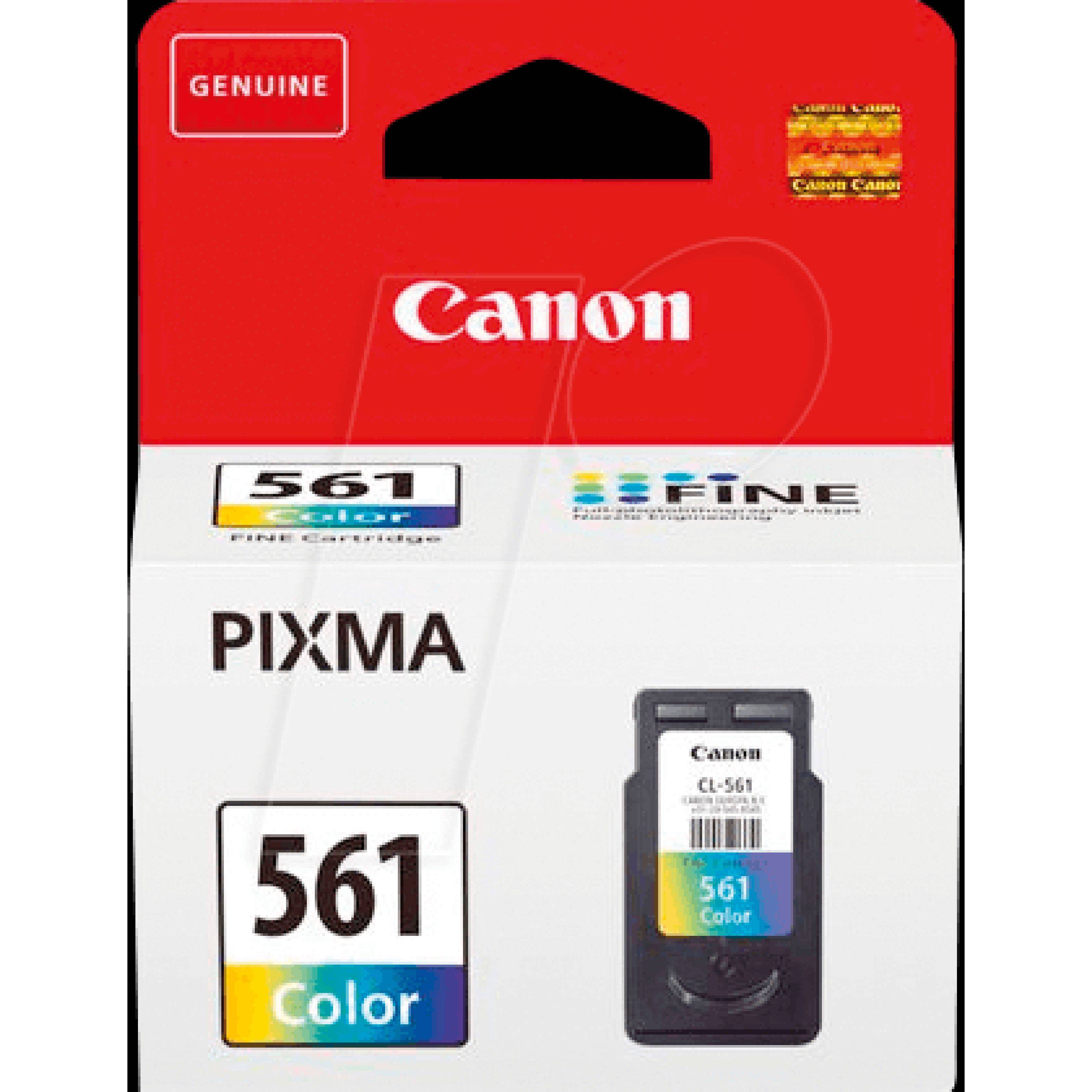 Canon Druckerpatrone CL-561 Original Cyan, Magenta, Gelb 3731C001