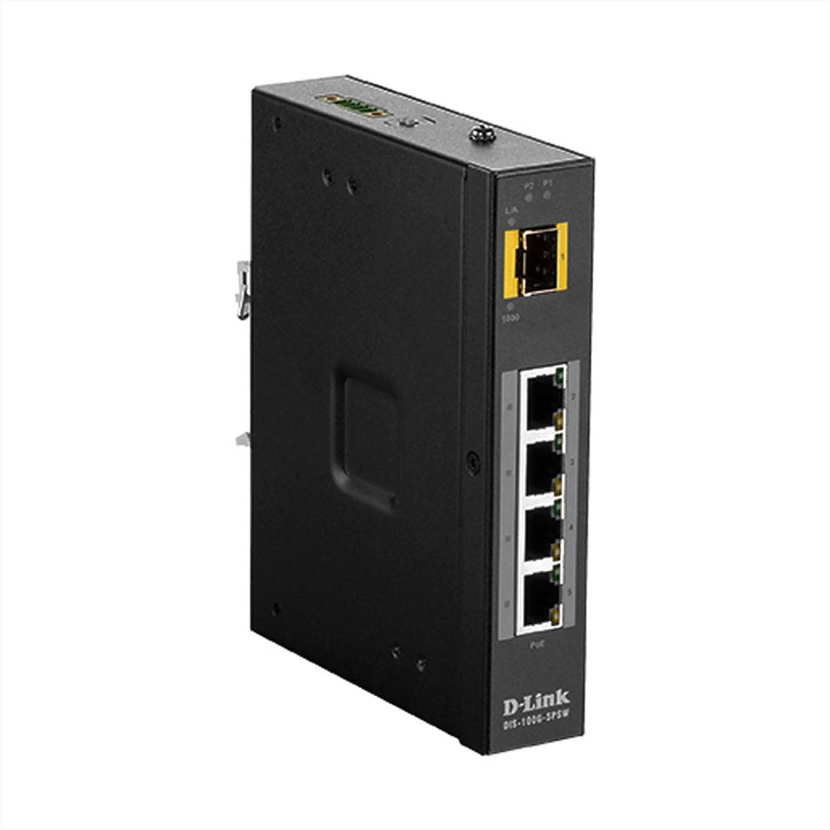 D-Link DIS-100G-5PSW Netzwerk Switch RJ45/SFP 4+1 Port PoE-Funktion