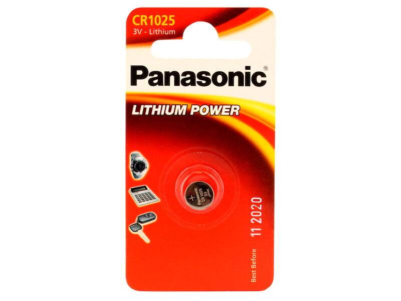 Panasonic Knopfzelle 3 V 165 mAh Lithium 2,5x20 mm