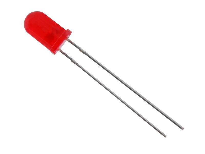 Kingbright LED bedrahtet Rot Rund 5 mm 5 mcd 30 ° 30 mA 1.7 V