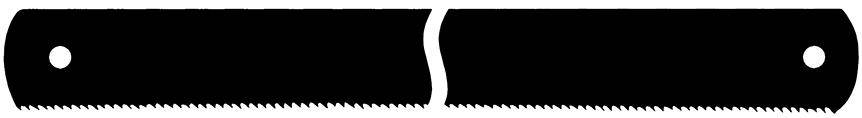 Sägeblatt Metall 320 Feinschnitt 150mm Pack a´5 Stück